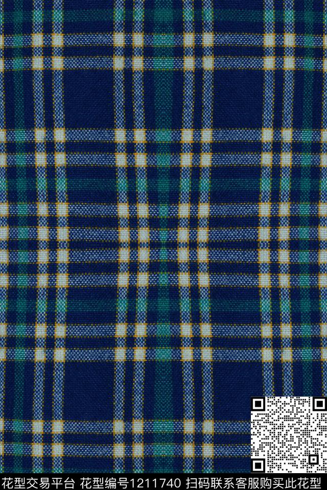 几何格子商务数码印花华亿平台下载（图片编号: 1211740） - 瓦栏（Walan）