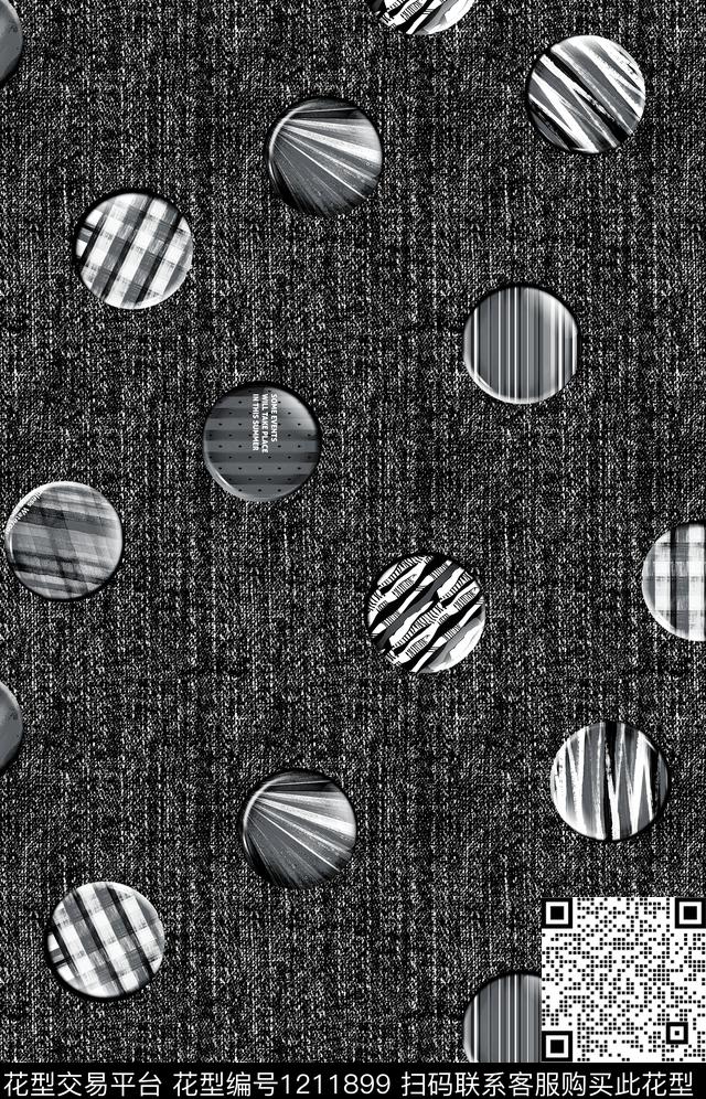 几何抽象肌理数码印花华亿平台下载（图片编号: 1211899） - 瓦栏（Walan）