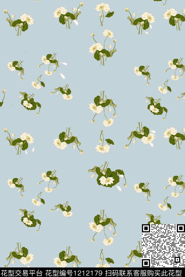 休闲数码华亿平台花卉数码印花华亿平台下载（图片编号: 1212179） - 瓦栏（Walan）