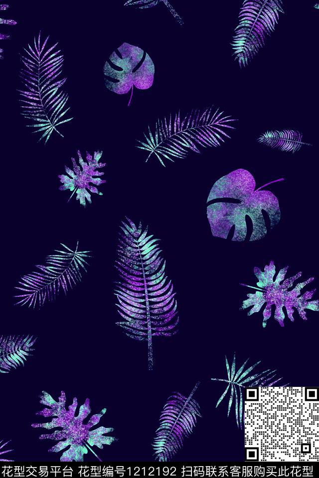 卷草花卉印花传统印花华亿平台下载（图片编号: 1212192） - 瓦栏（Walan）