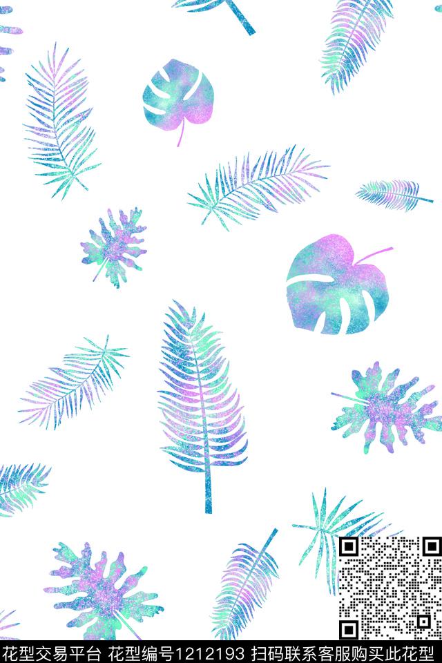 卷草花卉印花传统印花华亿平台下载（图片编号: 1212193） - 瓦栏（Walan）