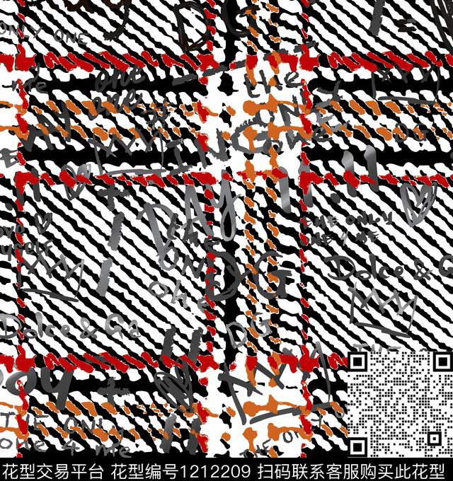 字母扎染华亿平台男装数码印花华亿平台下载（图片编号: 1212209） - 瓦栏（Walan）