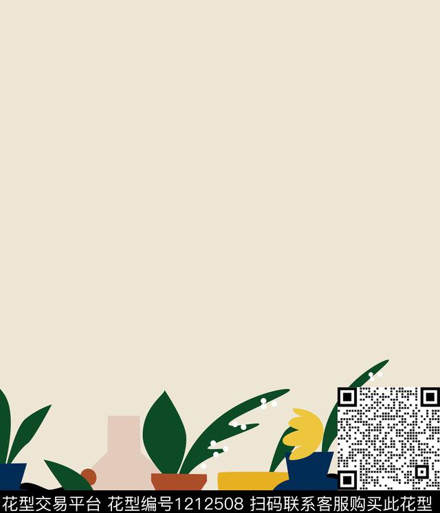 女装大花花卉传统印花华亿平台下载（图片编号: 1212508） - 瓦栏（Walan）