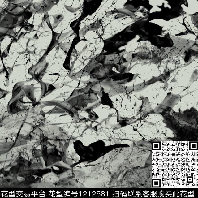 肌理纹理抽象数码印花华亿平台下载（图片编号: 1212581） - 瓦栏（Walan）