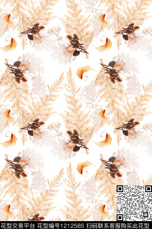 大牌风文艺数码印花华亿平台下载（图片编号: 1212585） - 瓦栏（Walan）