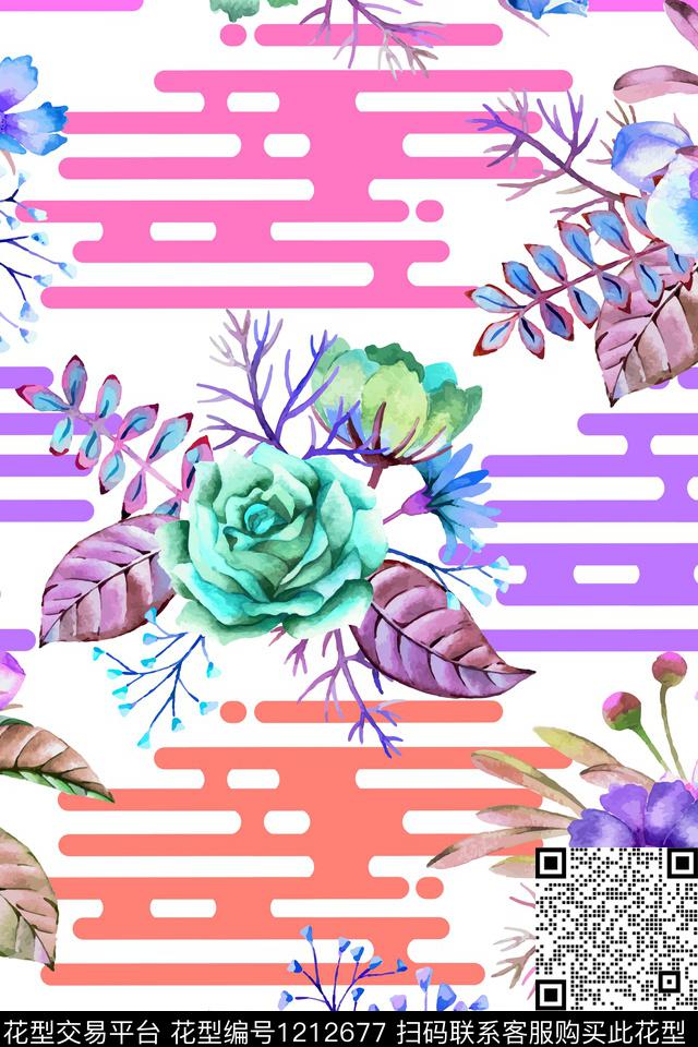 数码华亿平台大牌风休闲数码印花华亿平台下载（图片编号: 1212677） - 瓦栏（Walan）