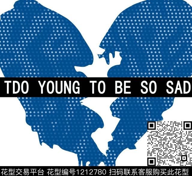 定位花数码华亿平台胸前独幅数码印花华亿平台下载（图片编号: 1212780） - 瓦栏（Walan）