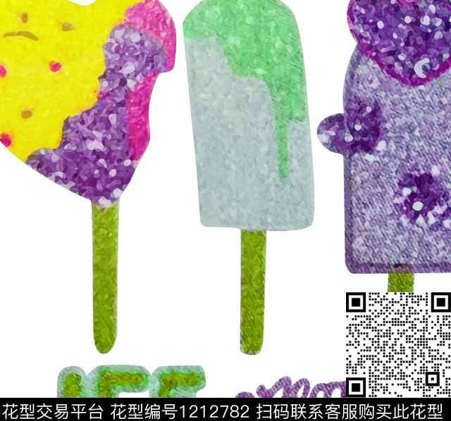 定位花数码华亿平台胸前独幅数码印花华亿平台下载（图片编号: 1212782） - 瓦栏（Walan）