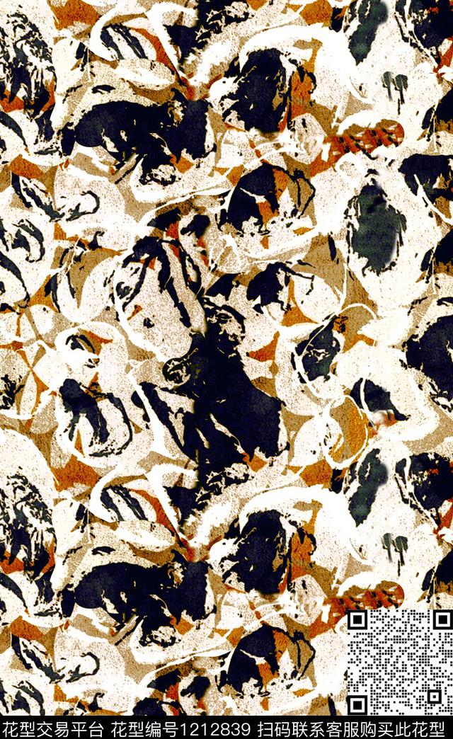 文艺敦煌数码印花华亿平台下载（图片编号: 1212839） - 瓦栏（Walan）