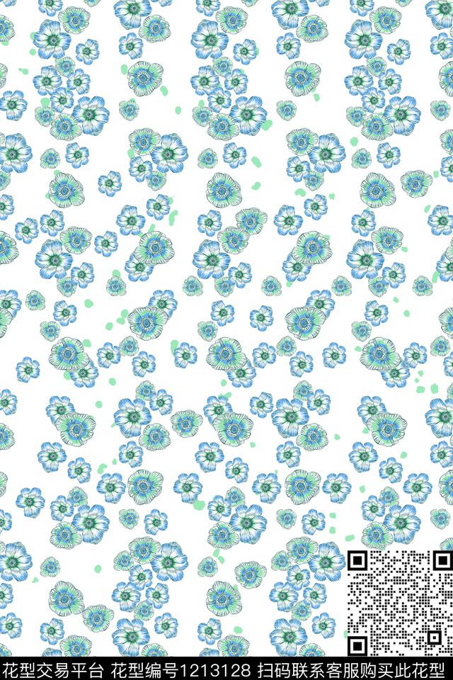 大牌风小清新素雅传统印花华亿平台下载（图片编号: 1213128） - 瓦栏（Walan）