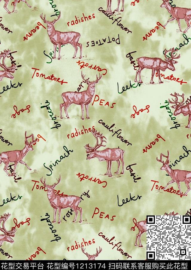 时尚动物大牌风传统印花华亿平台下载（图片编号: 1213174） - 瓦栏（Walan）