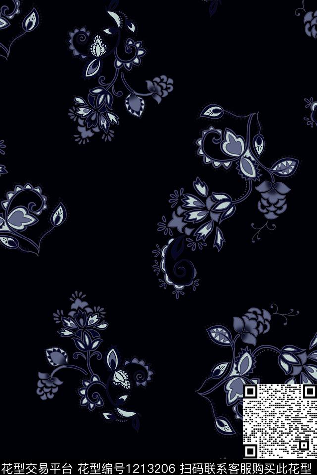 女装民族风传统印花华亿平台下载（图片编号: 1213206） - 瓦栏（Walan）