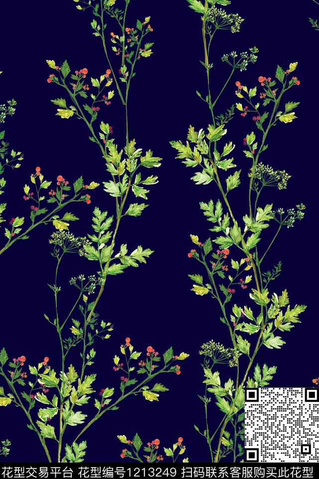 女装花卉小碎花数码印花华亿平台下载（图片编号: 1213249） - 瓦栏（Walan）