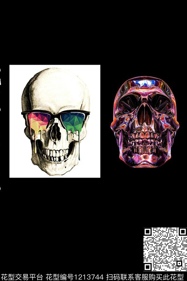 男装卡通趣味数码印花华亿平台下载（图片编号: 1213744） - 瓦栏（Walan）