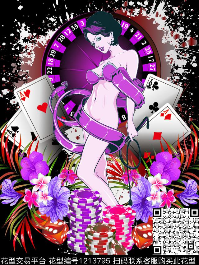 定位花数码华亿平台休闲数码印花华亿平台下载（图片编号: 1213795） - 瓦栏（Walan）