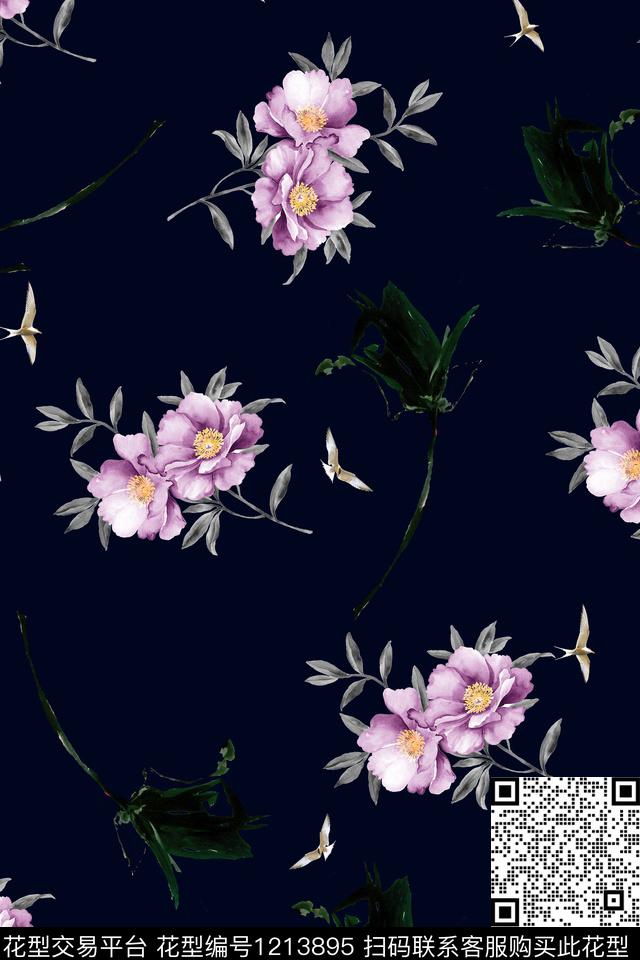 数码华亿平台大牌风、气质数码印花华亿平台下载（图片编号: 1213895） - 瓦栏（Walan）