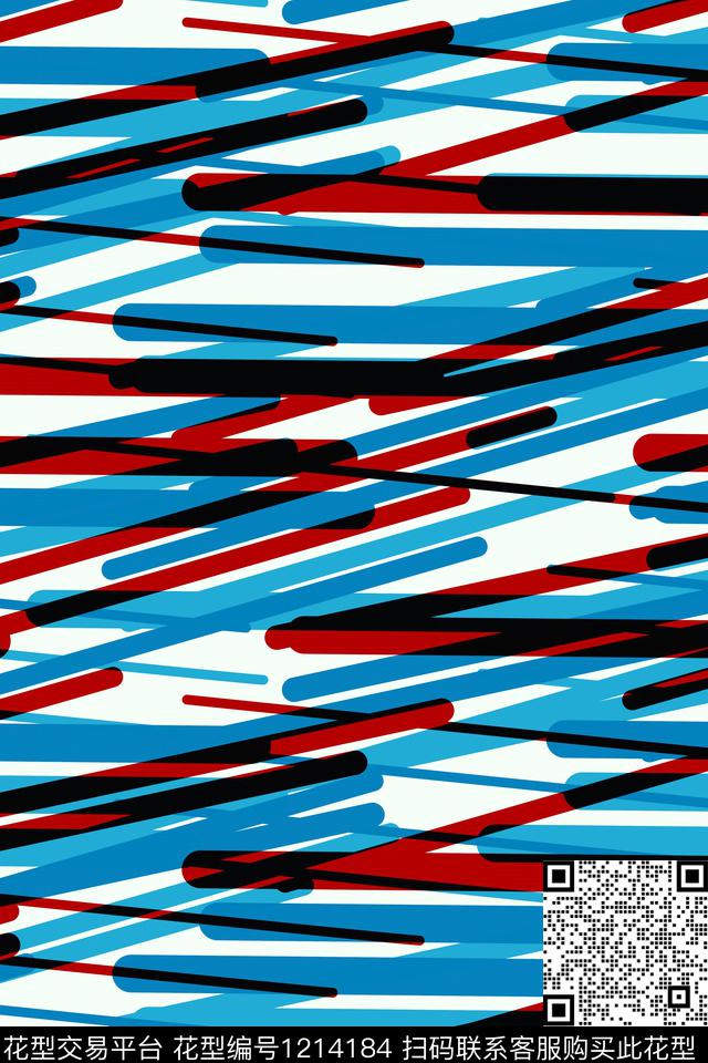 时尚男装家居服传统印花华亿平台下载（图片编号: 1214184） - 瓦栏（Walan）