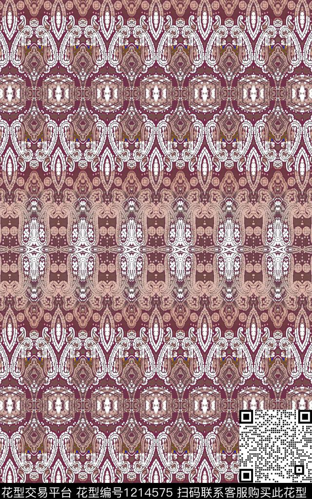 男装肌理民族风数码印花华亿平台下载（图片编号: 1214575） - 瓦栏（Walan）