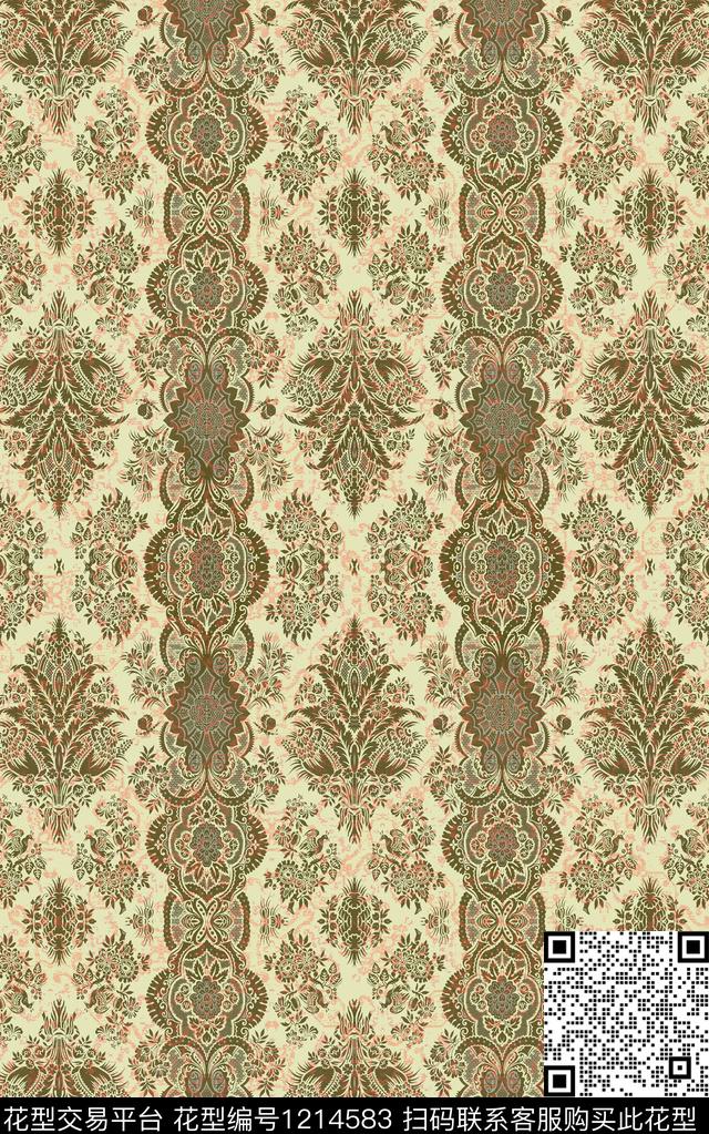 男装肌理民族风数码印花华亿平台下载（图片编号: 1214583） - 瓦栏（Walan）