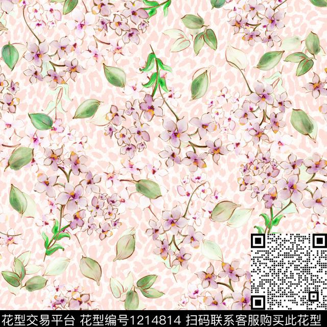女装花卉小碎花数码印花华亿平台下载（图片编号: 1214814） - 瓦栏（Walan）