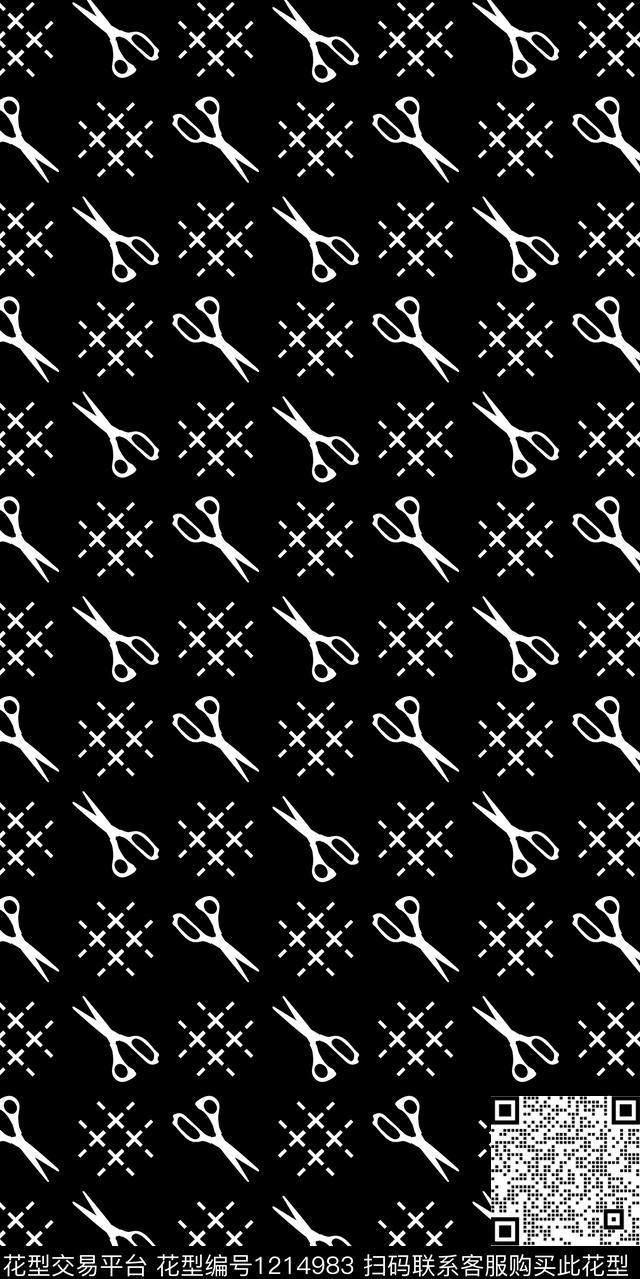 男装几何格子数码印花华亿平台下载（图片编号: 1214983） - 瓦栏（Walan）