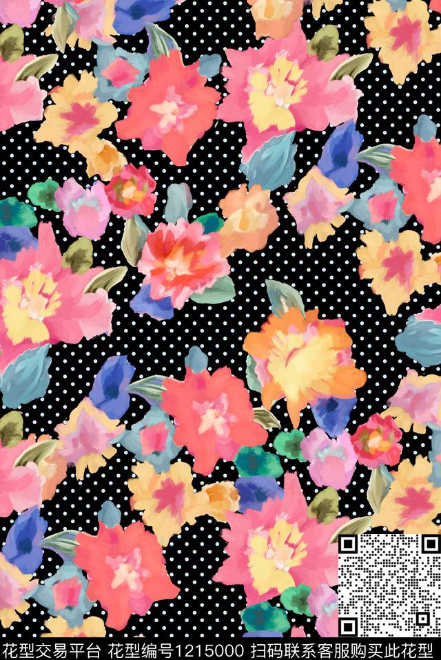 大牌风热带华亿平台数码印花华亿平台下载（图片编号: 1215000） - 瓦栏（Walan）