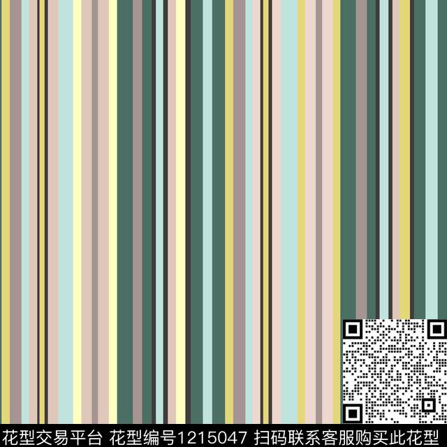 几何条纹传统印花华亿平台下载（图片编号: 1215047） - 瓦栏（Walan）