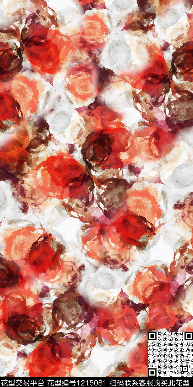 数码华亿平台几何抽象数码印花华亿平台下载（图片编号: 1215081） - 瓦栏（Walan）