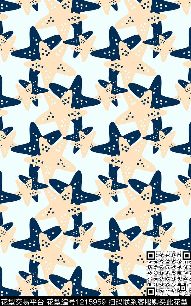 字母几何线条数码印花华亿平台下载（图片编号: 1215959） - 瓦栏（Walan）