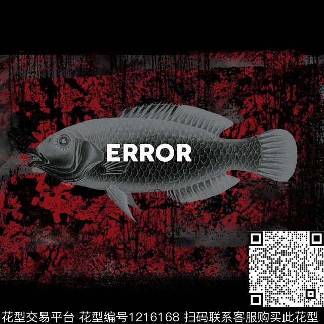 男装鱼大牌风数码印花华亿平台下载（图片编号: 1216168） - 瓦栏（Walan）