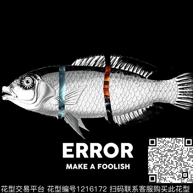 男装鱼大牌风数码印花华亿平台下载（图片编号: 1216172） - 瓦栏（Walan）