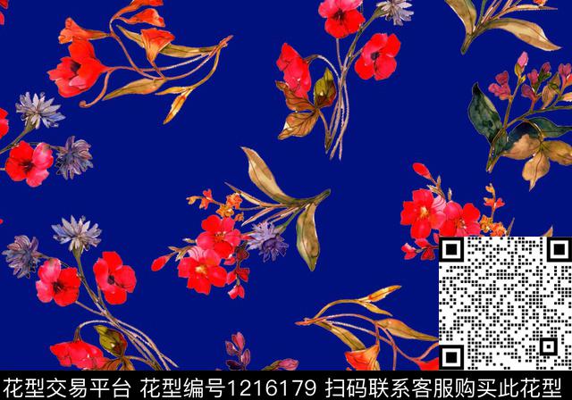 女装花卉秋冬华亿平台数码印花华亿平台下载（图片编号: 1216179） - 瓦栏（Walan）