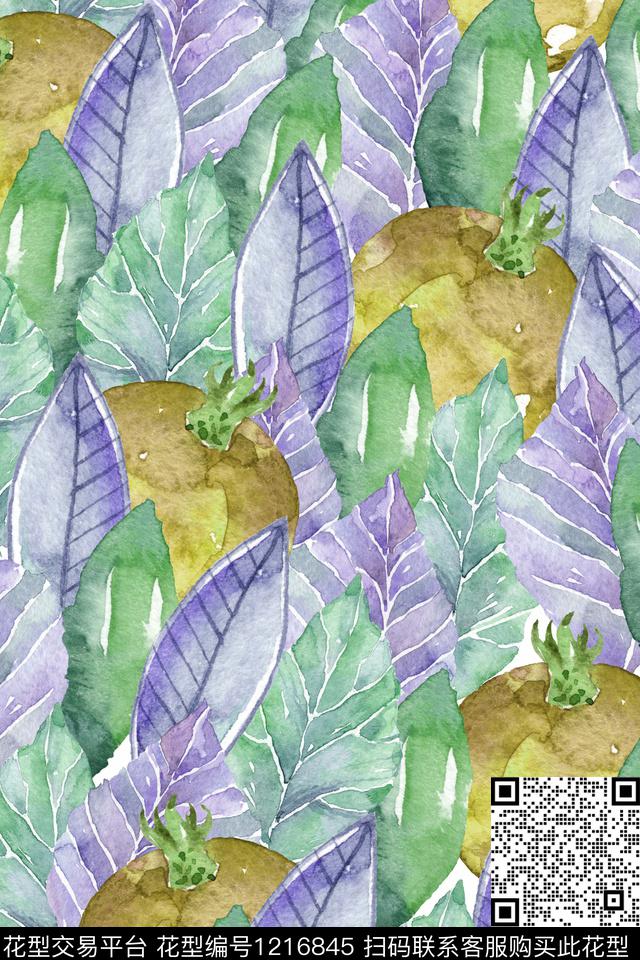女装花卉水果数码印花华亿平台下载（图片编号: 1216845） - 瓦栏（Walan）