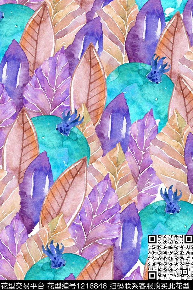 女装花卉水果数码印花华亿平台下载（图片编号: 1216846） - 瓦栏（Walan）