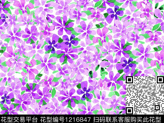 烂花华亿平台春夏华亿平台小碎花数码印花华亿平台下载（图片编号: 1216847） - 瓦栏（Walan）