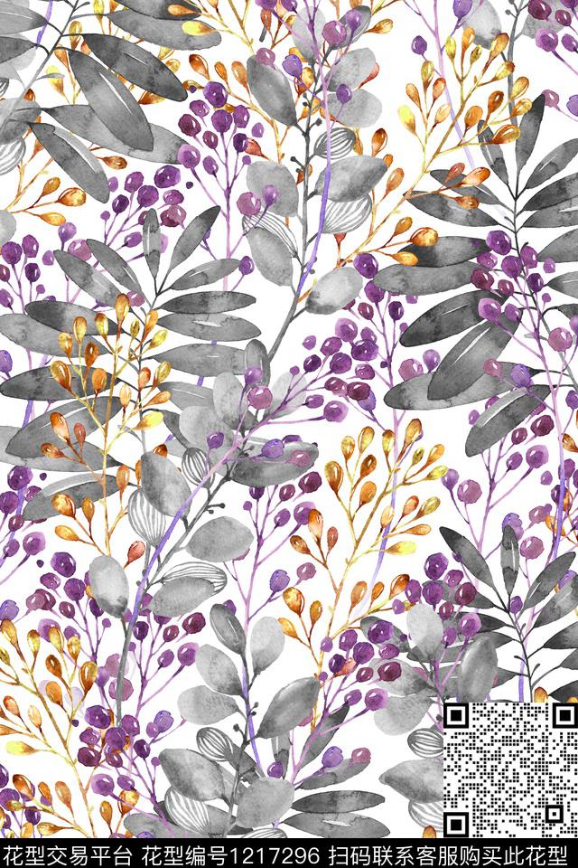 女装花卉泳装数码印花华亿平台下载（图片编号: 1217296） - 瓦栏（Walan）