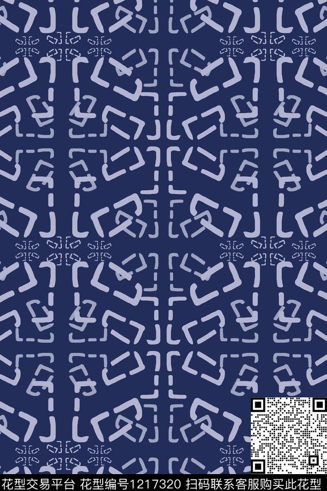 民族风图案几何手绘线条笔触传统印花华亿平台下载（图片编号: 1217320） - 瓦栏（Walan）