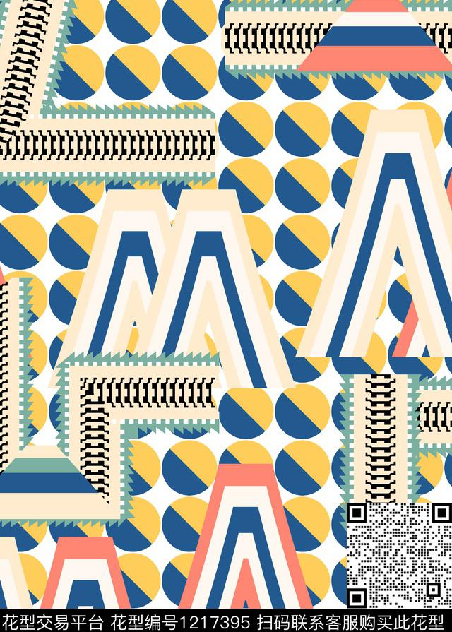 女装几何传统华亿平台传统印花华亿平台下载（图片编号: 1217395） - 瓦栏（Walan）