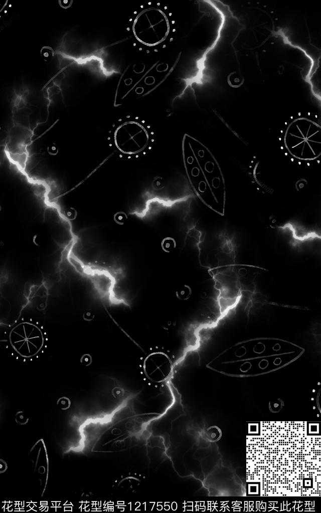 字母男装抽象数码印花华亿平台下载（图片编号: 1217550） - 瓦栏（Walan）