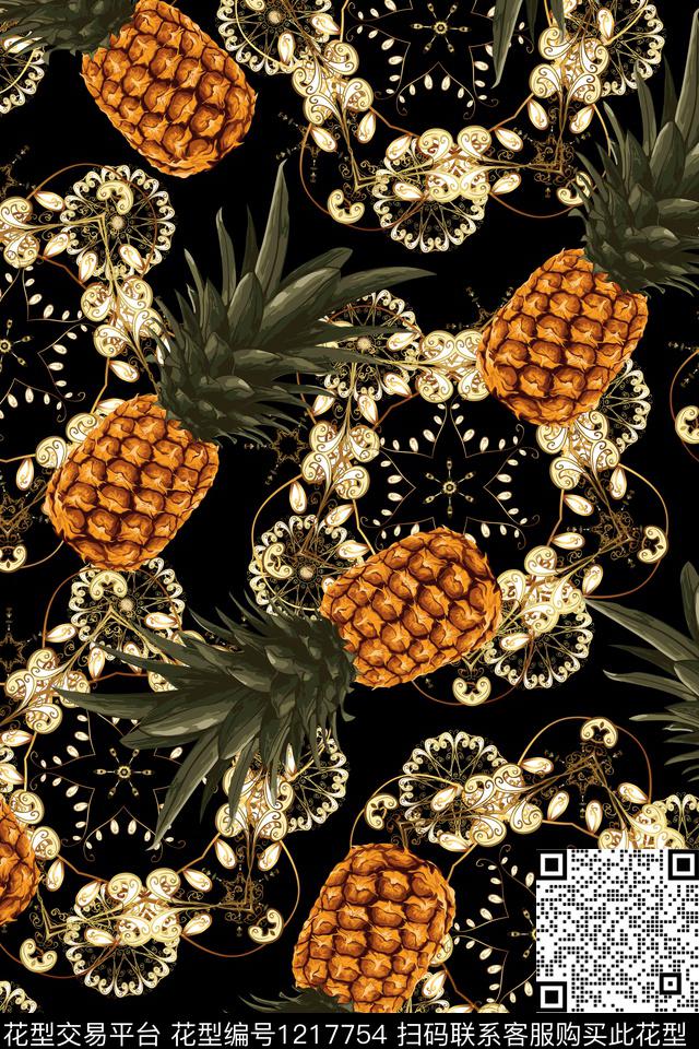 男装大牌风数码印花华亿平台下载（图片编号: 1217754） - 瓦栏（Walan）