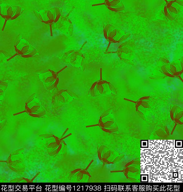 炫彩花卉混合拼接数码印花华亿平台下载（图片编号: 1217938） - 瓦栏（Walan）