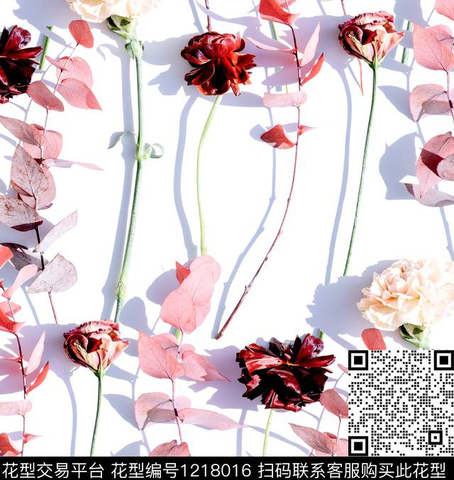 紫藤花玫瑰花Wisteriaflower数码印花华亿平台下载（图片编号: 1218016） - 瓦栏（Walan）