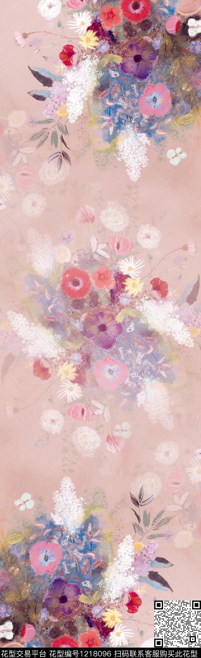 数码华亿平台围巾中国风数码印花华亿平台下载（图片编号: 1218096） - 瓦栏（Walan）