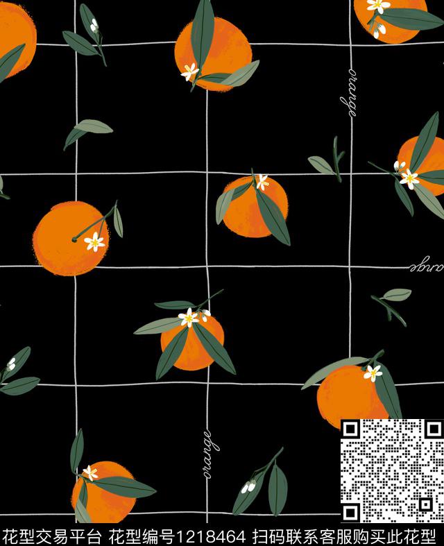花卉水果绿植树叶数码印花华亿平台下载（图片编号: 1218464） - 瓦栏（Walan）