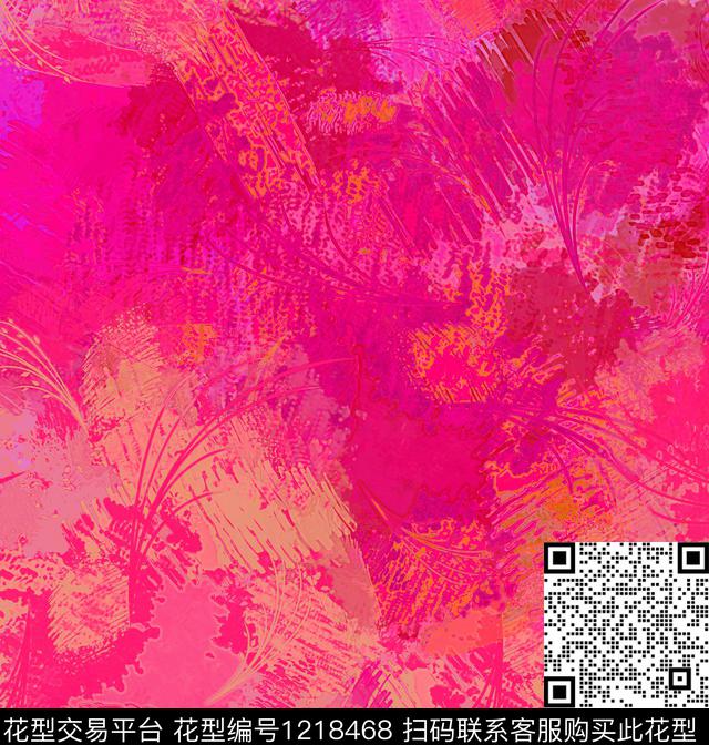 抽象混合拼接纹理数码印花华亿平台下载（图片编号: 1218468） - 瓦栏（Walan）