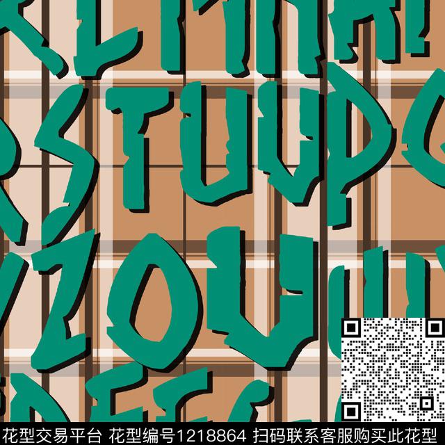 字母男装格子BURBERRY数码印花华亿平台下载（图片编号: 1218864） - 瓦栏（Walan）