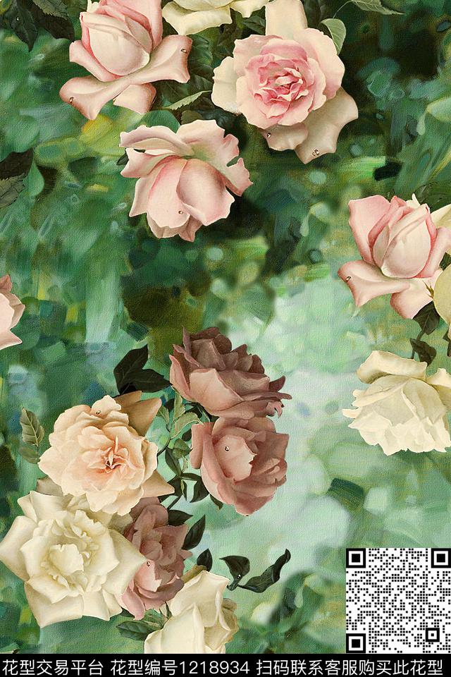 数码华亿平台油画华亿平台1/2接数码印花华亿平台下载（图片编号: 1218934） - 瓦栏（Walan）