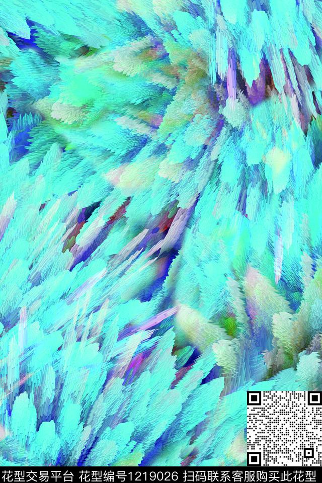 抽象放射3D立体数码印花华亿平台下载（图片编号: 1219026） - 瓦栏（Walan）