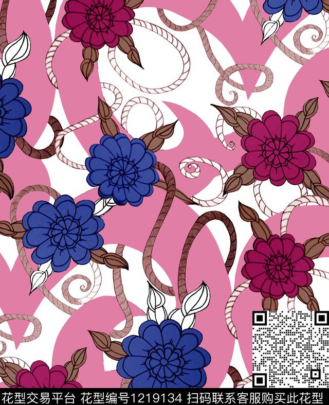 几何抽象abstract数码印花华亿平台下载（图片编号: 1219134） - 瓦栏（Walan）