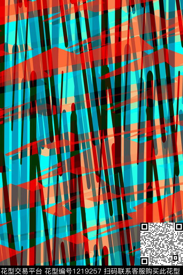 男装休闲抽象传统印花华亿平台下载（图片编号: 1219257） - 瓦栏（Walan）